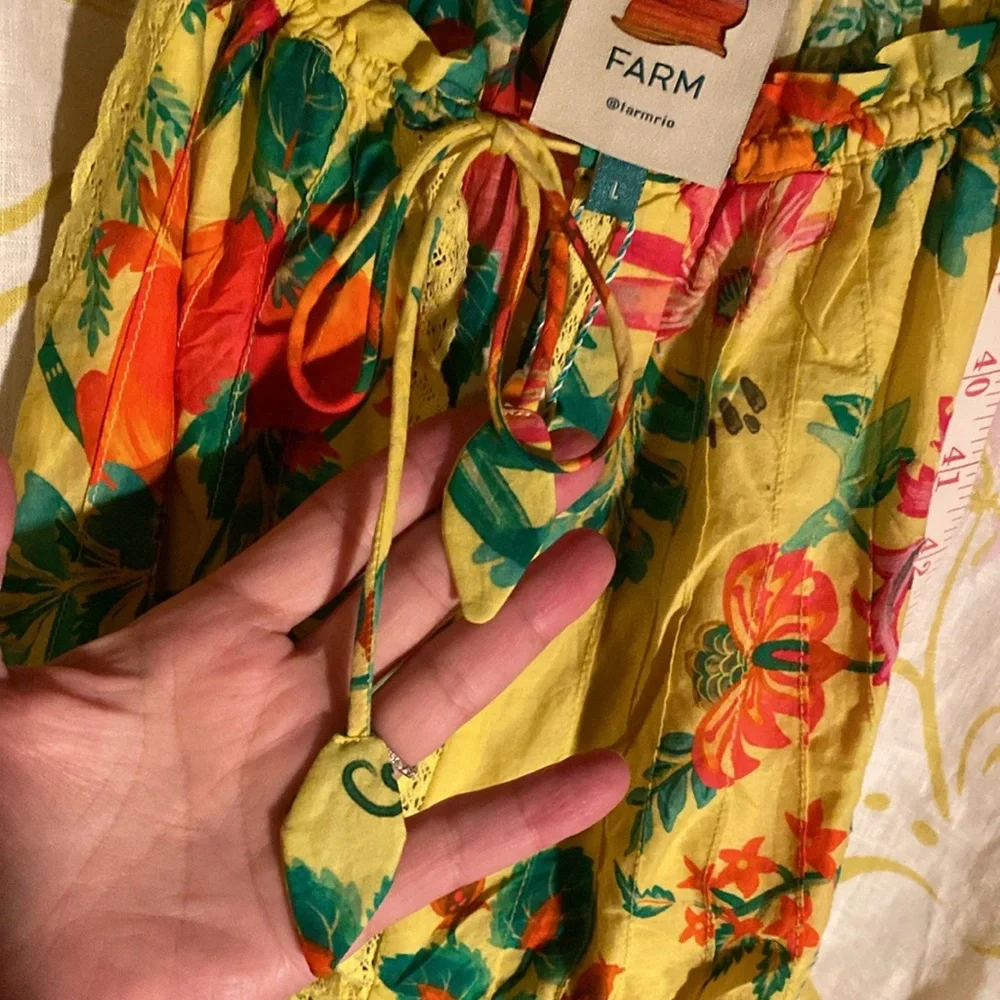FARM Rio NWT Fruit Garden Cotton Camisole large - Picture 6 of 13